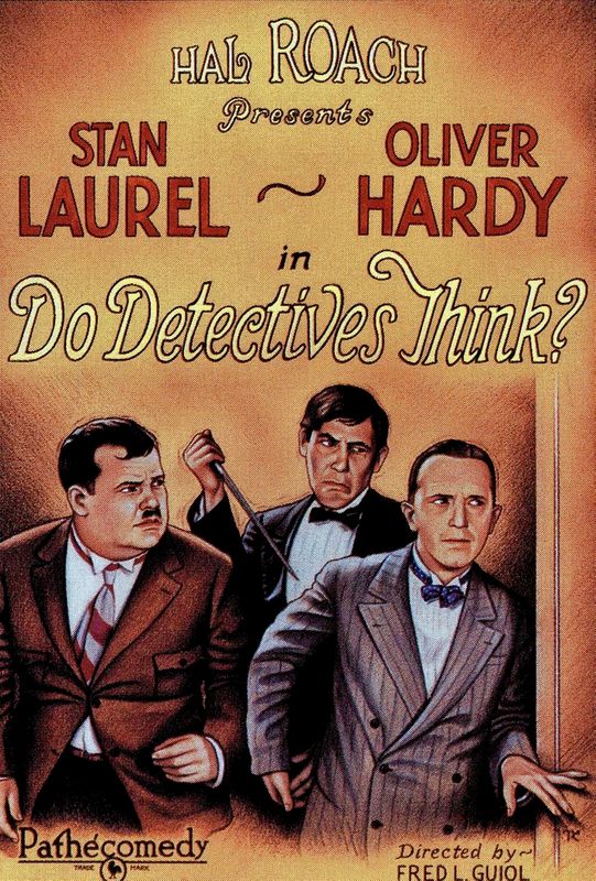 Do Detectives Think? -elokuvan alkuperäinen juliste